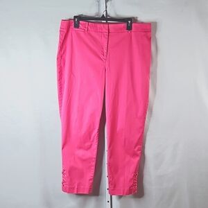 Talbots Pink Capris Size 16